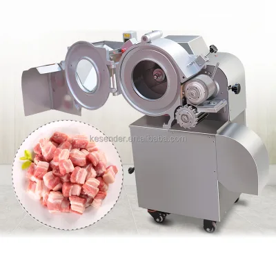 Potato Carrot Onion Cube Cutting Machine Pork Belly Cutting Machine Pork Fat Dicer Vegetable Dicing Machine Vegetable Cutter
