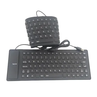 85keys Custom Language Words Silicone Mini Keyboard Wireless Cute Keyboard