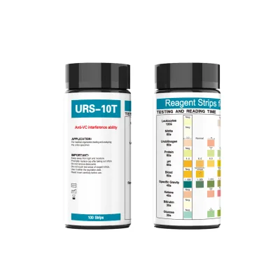 Medical Consumables PH Blood Specific Gravity Test Strip Ascorbic Acid Ketone Bilirubin Glucose Urine Household Machinery