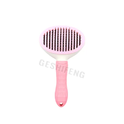 Hot Selling Pet Supplier Cheap Portable Pet Brush Steel Needle Hair Removal Comb Stainless Steel 18*10cm Cat Comb, Dog Comb