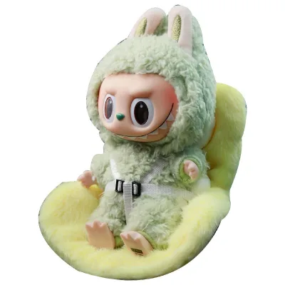 HY2 New Best Selling Labubu Monsters Outfits Clothes Safety Seat for Labubu Doll Labubu Car Safety Seat