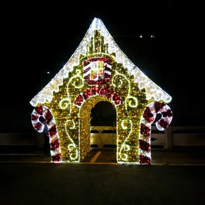 Dreamlike Light Festival Light Show Large Iron Animal LED Decorative Sculptures Outdoor Illumination Projects Landscape Lighting
