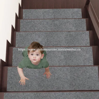 Customized size anti slip stair mats, stair carpets, stair stickers, step stickers, anti slip soundproofing, living room doors