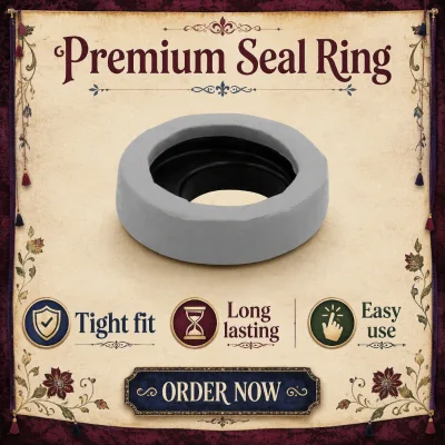 Horing 3inch 4inch Modern Design Toilet Rubber Grommet Fix Floor Mounting Easy Installation Bathroom Gasket RHF213 5-Year