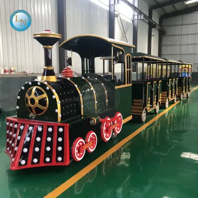 New Design Tourist Train City Use Trackless Train Entertainment Small Electric Land Train Shopping Mall Amusement Park