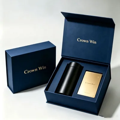 Wholesale Mellow Tumbler Presentation Box Maroon Custom Black Foam Insert Executive Series Thermos Magnetic Paper Boxes