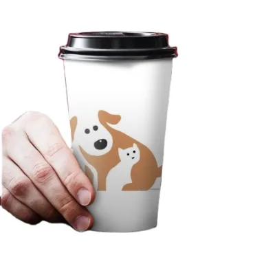120ml Coffee Cup, Compostable Paper Cups,pe Pla Pbs Coated Paper Cup