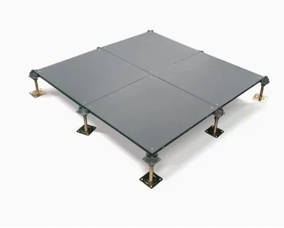 All Steel Raised Access Floor Filled with Cement High Strength Can Be Covered with Carpet, Rubber, Stone, and Ceramic Finishes
