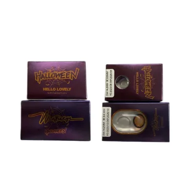 3 Tone Soft Lens Contacts Colored Eye Contact Lenses Fresh New Look Wholesale 1 Year OEM Paper Box