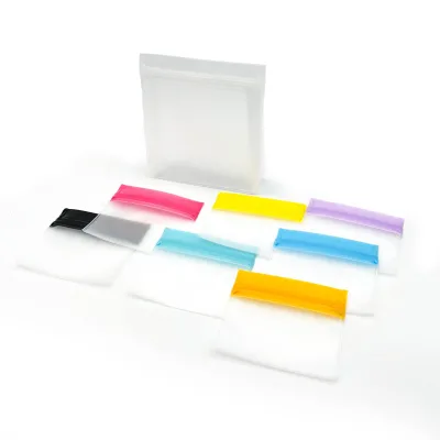 Trending Products 2024 New Arrivals Self Sealing Storage Pouches With Slide Lock for Pills and Small Items