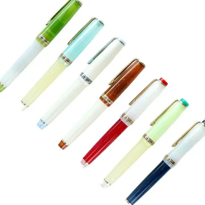 Solid Transparent Color Jinhao 82 Calligraphy Multi-color Student Luxury Resin Fountain Pen