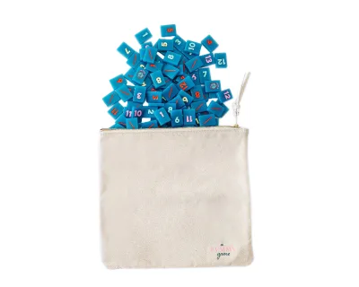Acrylic Case Storage Canvas Bag Acrylic Rummy Game 106 Tiles Rummy Digital Game Turkish Game Rummy
