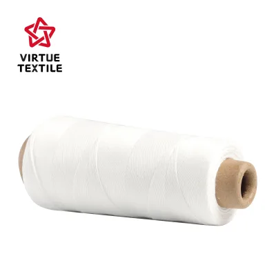 China Manufacturer Wholesale High Tenacity Polyester Bag Closing Yarn Sewing Thread 10s/3 20/9 for High Speed Sewing Machine