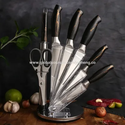 13.6in Chef knives Slicing knives Stainless steel Kitchen knife sets 8-piece set