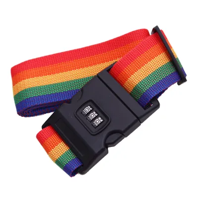Adjustable Password Lock Luggage Straps Suitcase Band Belt Bag Travel Accessories Baggage Strap Luggage Strap