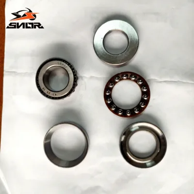 SNOR Motorcycle Steering Bearing Ball Race Set for Yamaha Aerox NVX Ray ZR 125 Durable Steering Head Bearings