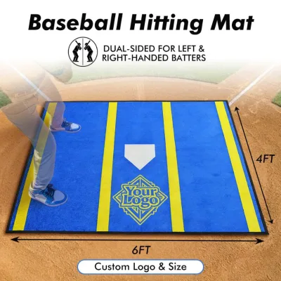Custom Baseball Throw Trainer Mat Softball Hitting Practice Baseball Softball Batting Pitching Green Mat Baseball Hitting Mat