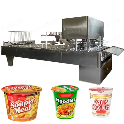 Plastic Cup Sealing Machine Customized Automatic Rice Instant Noodles Bowel Sealing Machine