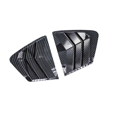 DUKA Bodykit Factory Produce Carbon Fiber Rear Window Shutter Louver Air Vent Cover Trim for  Civic 8th Gen 2006-2011