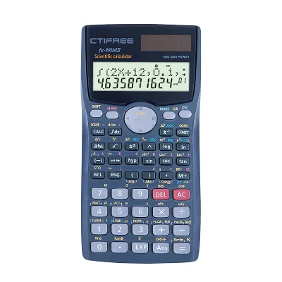 FX 991MS Dual Power Scientific Calculator 401 Function College Middle Student Mathematics ABS Material for Scientific Studies