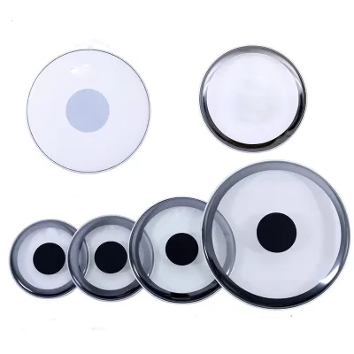 Wholesale Double Layers Drum Head - With Mute Ring, Various Sizes, Custom Logo, Durable Drum Skin, Drum Accessories