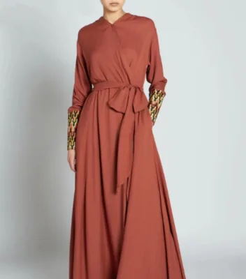 2023 New Designs Modest Abaya Arab Women Muslim Dress Luxury Gown Evening Dress Long Sleeves
