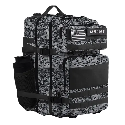 Computer Interlayer Sport Parches Bordados Mochilas Waterproof Gym Bordados Oxford Hiking Backpack