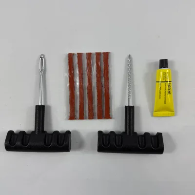 Zinc Alloy Handle Chromed Plugger Hex Key Tyre Repair Car Accessories Car Tools Tire Repair Kit