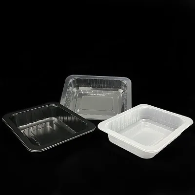 Factory Wholesale Disposable Food Grade BBQ Restaurant Packaging Trays Hamburger Sushi Noodle Juice Sugar Jelly Fast Food
