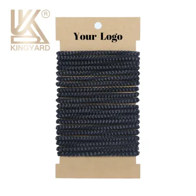 20PCS European and American Braided Non-slip Hairband Women's High Ponytail Tied Hair Band New Hair Tie