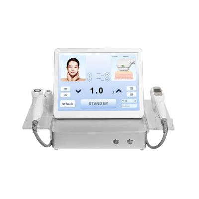 Hot Selling Skin Tightening Devices for Face Lifting Wrinkle Removal Body Slimming Dual Handles Anti-puffiness Machine