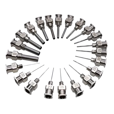 Wholesale Customize Industrial Dispensing Metal Single Barrel Needles 8G-34G MOQ1k for Microphone Dispensing