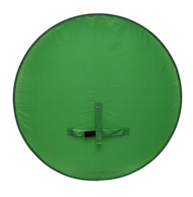 Green Screen Backdrops Photography Background Portable Fold Reflector for Live Broadcast YouTube Video Studio Round 142cm 56inch