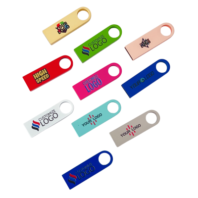 New Model Promotional Gift Usb 2.0 3.0 Interface Custom Laser Engraving logo 8GB 16GB 32GB 64GB 128GB Metal Usb Stick Usb Flash