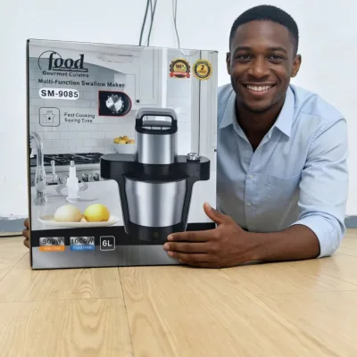6L FuFu Machine Cassava Yam Mashing Machine Simabanku Manufacturing Machine Meat Grinder FuFu Swallow