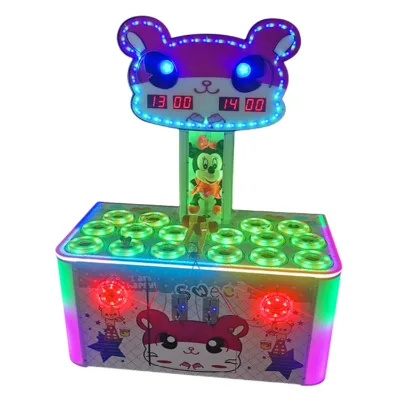 Coin Operated Games Cartoon Style Lottery Ticket Machine Whac-A-Mole Game Machine