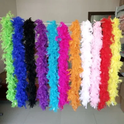 Fluffy Craft Feathers, Turkey Feather Boa, Factory Wholesale Cheap Feathers