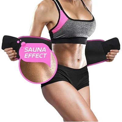 Adjustable Sweat Belt for Men Women Free Size Colorful Warm Fitness Running Waist Corset Shaper Breathable Medical Protection