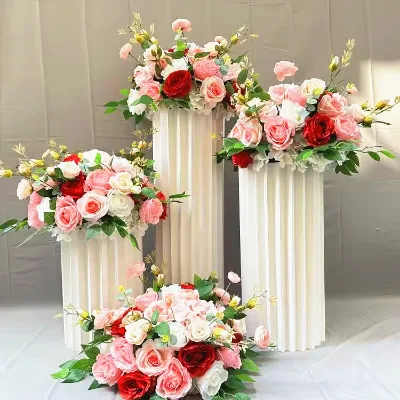 Wholesale Wedding Birthday Paper Folding Roman Column for Pillar Dessert Flower Table Stand