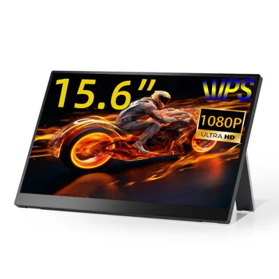 Portable Gaming Monitor 15.6 IPS 1080P HDR Compatible with Multiple Devices, Including Computers, Gaming Consoles, Laptops