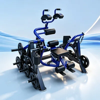 Premium Quality Hammer High End Gym Muscle Rosen Plate Loaded Machine Iso-lateral Kneeling Leg Curl With Free Spare Parts