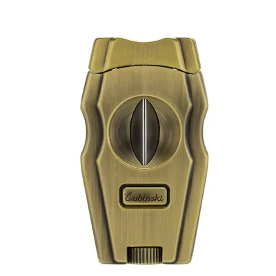 New Style V Cut Sharp Cigar Cutter with Cigar Punch