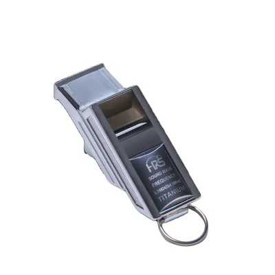 Survival Keychain Titanium Plastic Whistle Funny Flat Security Deer Fox Car Fox Turbo Sound Emergency Whistle Exhaust Whistle