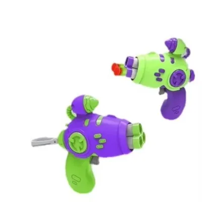 Radish Soft Bullet Gun Boys Cartoon Toy ABS Plastic Outdoor Shoot Game
