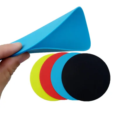 Non Tear Silicone Bottle Opener for Arthritic Hands Rubber Jar Lid Opener Gripper Pad Kitchen Coaster Trivet Wholesale