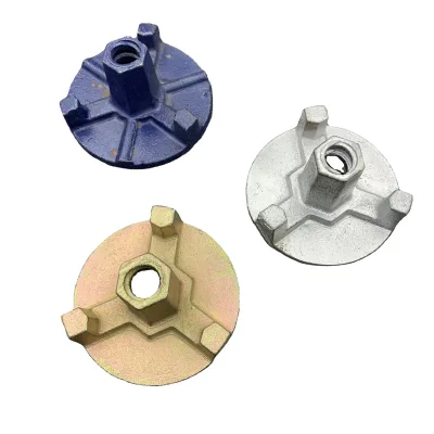 Plastic Formwork Accessories Plates Steel Wing Nut & Pins Iron High Strength Reusable Lifetime Warranty
