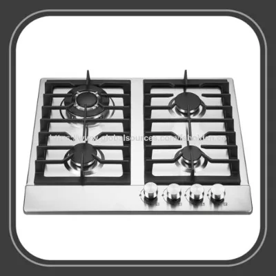 Home Kitchen Appliance 60cm Stainless steel 4 Burners Built-in Gas Stove Gas Cooktop