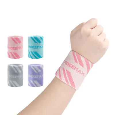 Wholesale Tennis Football Sport Cotton Sweatband Wristband Sweatbands Headbands with Custom Logo