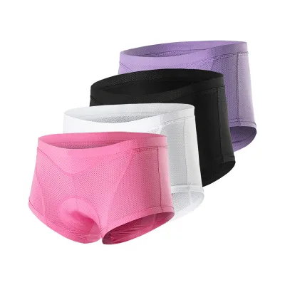Custom logo Reversible Cycling Shorts Solid Thick Sponge Seat Cushion Cycling Underwear Women's Shorts