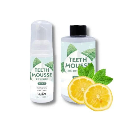 NaBiO Teeth Mousse Mint Flavor 50ml Oral Care Whitening Foam Convenient Use Adult